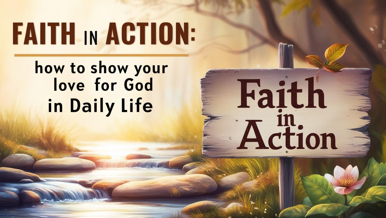 Faith in Action: How to Show Your Love for God in Daily Life ...